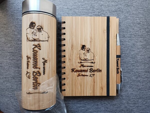 Bloc-notes, Stylo et Gourde