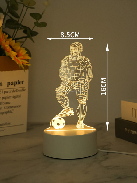 Veilleuse LED 3D Multicolore