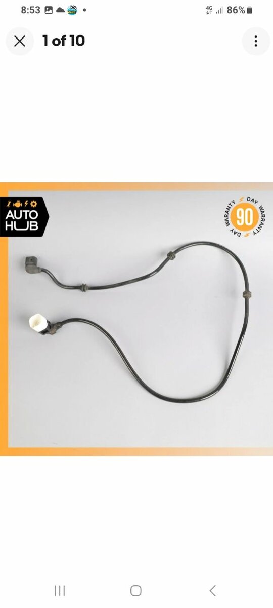 Benz c-class rear brake sensor