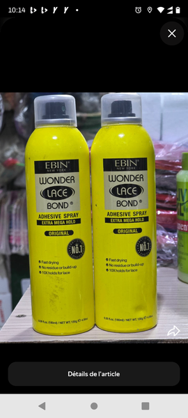 Spray adhésif Ebin Wonder