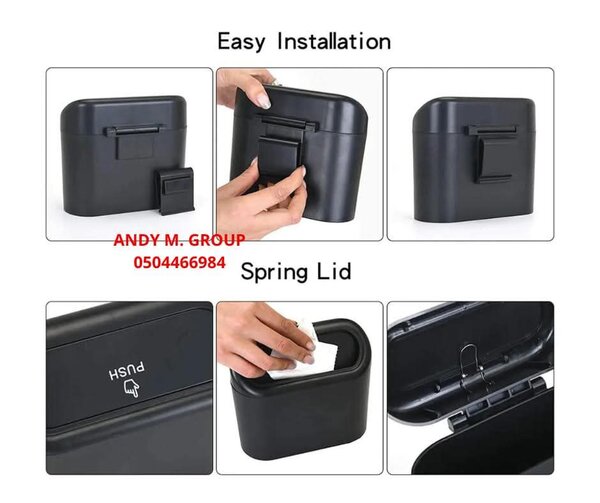 Poubelle Compacte Voiture