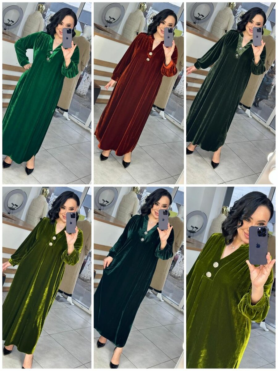 Платье бархат