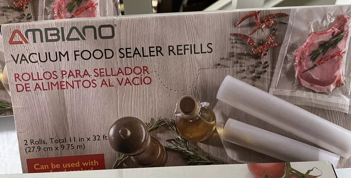 AMBIANO VACUUM FOOD SEALER ~ WITH BONUS 2 BOXS OF SEALER BAG