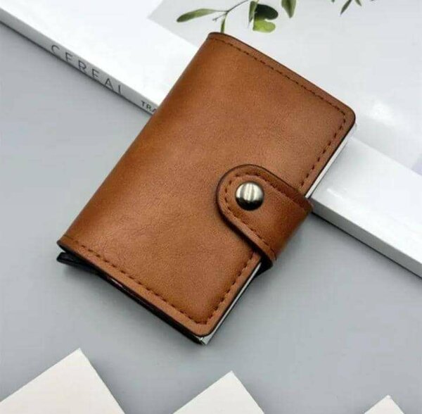 Porte-cartes en cuir élégant