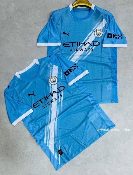 Maillot de football bleu homme