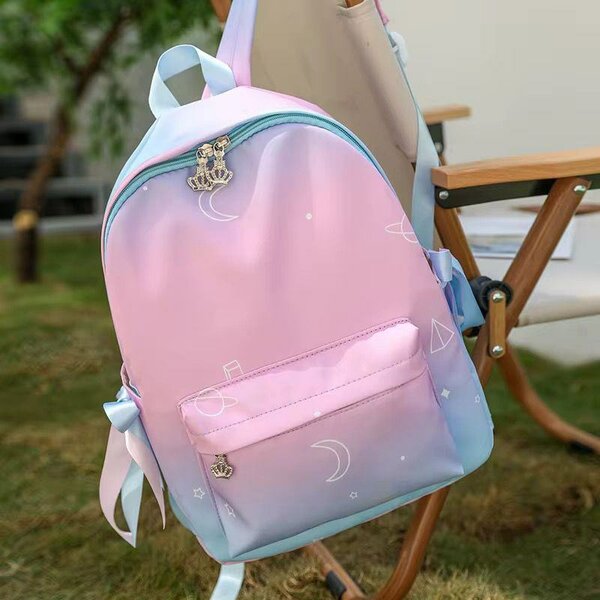 Sac à dos dégradé rose