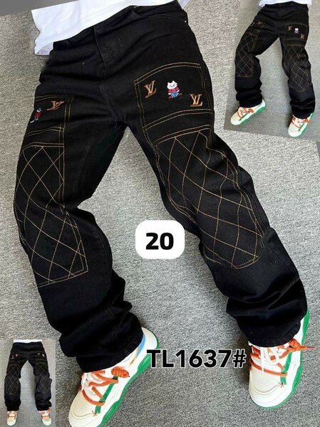 Pantalons streetwear brodés