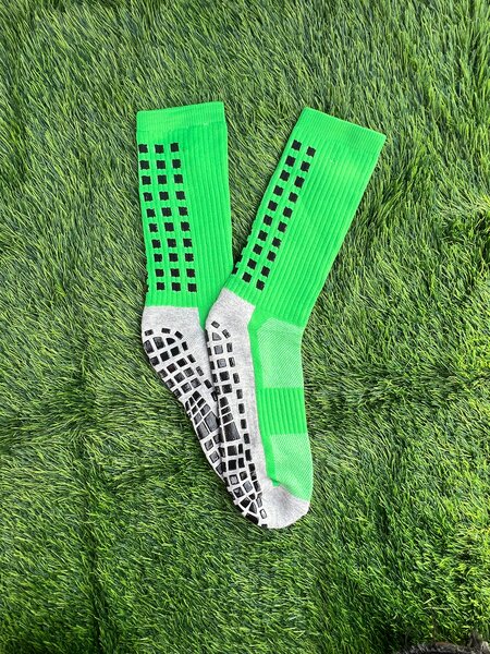 Chaussettes antidérapantes vertes