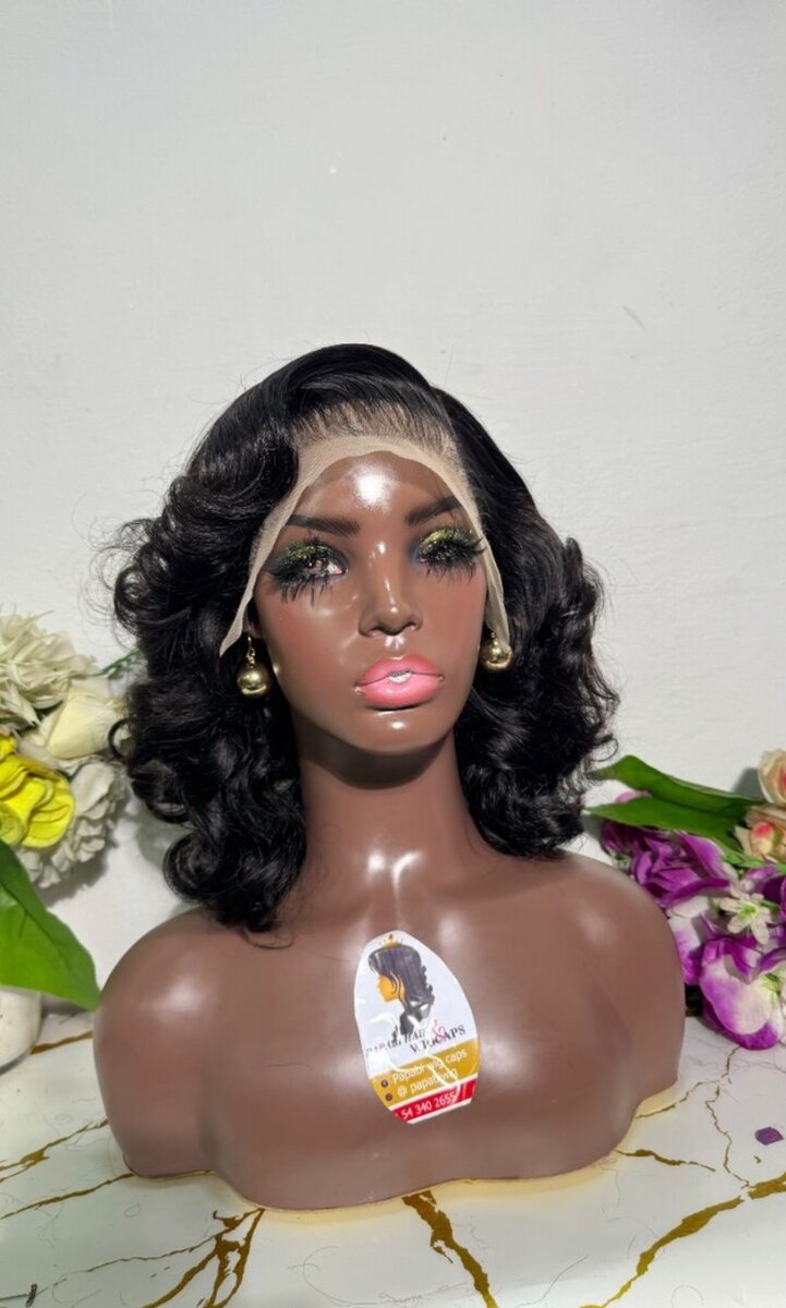 Bouncy curls with frontal