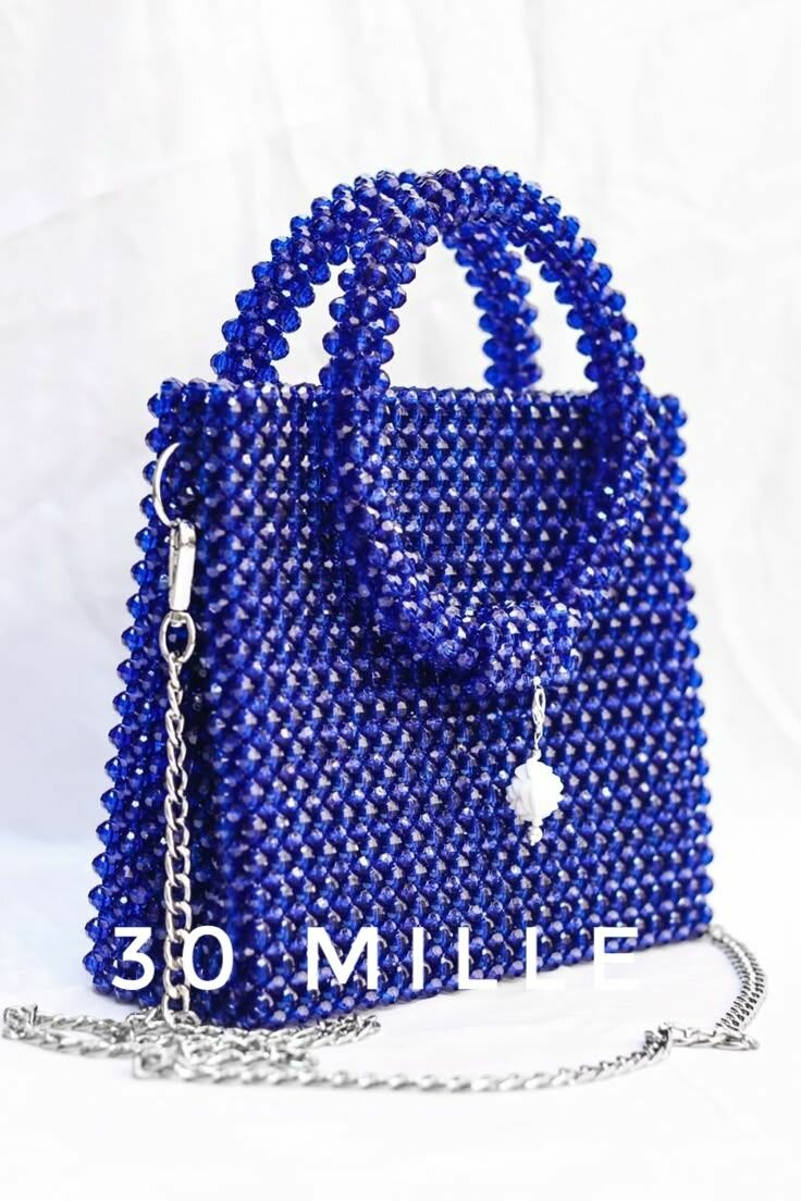 Sac à main perlé élégant