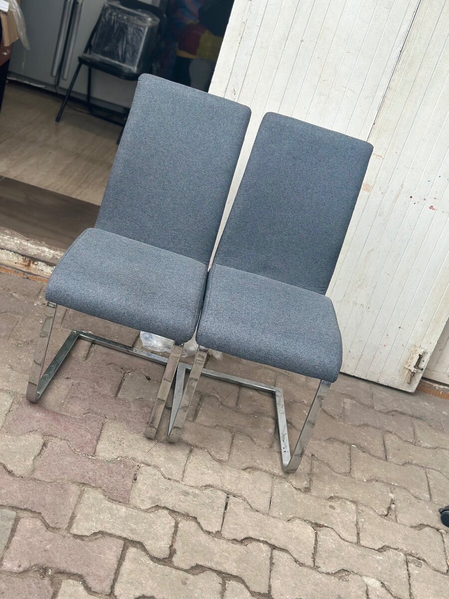 Modern Grey Dining Chairs Set