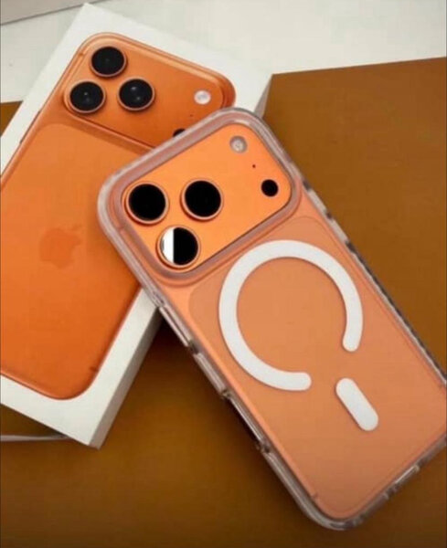 Coque de protection iPhone MagSafe orange