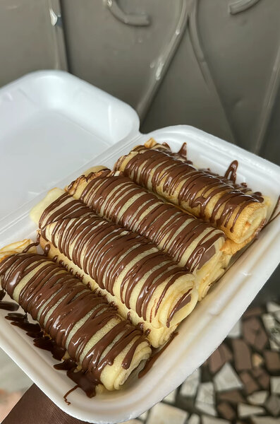Crêpes gourmandes au chocolat