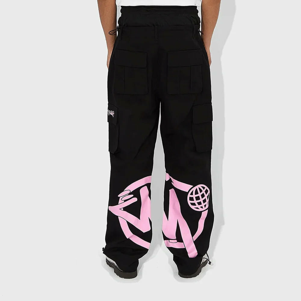 Pantalon cargo streetwear noir