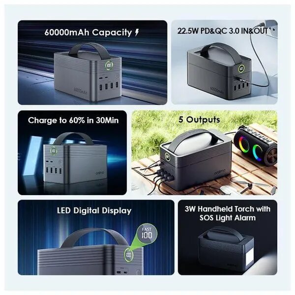 Oraimo PowerBox 600 60000mAh