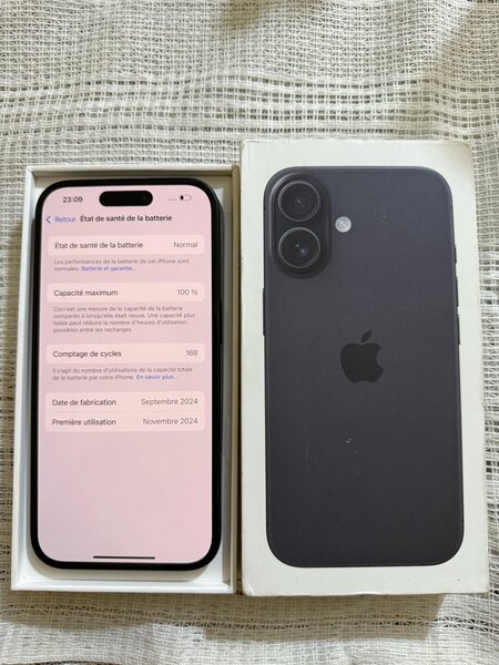 iPhone 16 simple 128Go