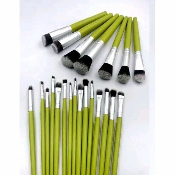 Set de Pinceaux Maquillage Vert