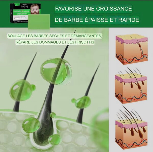 Savon Shampooing à Barbe Rapide