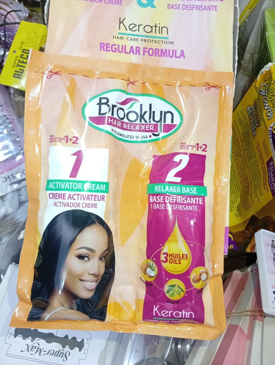 Défrisant Brooklyn au Beurre de Karité et Huile d'olive