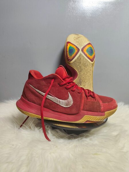 Baskets rouges pour homme