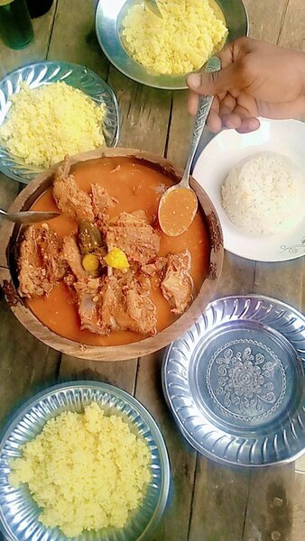 Poulet, viandes de brousse