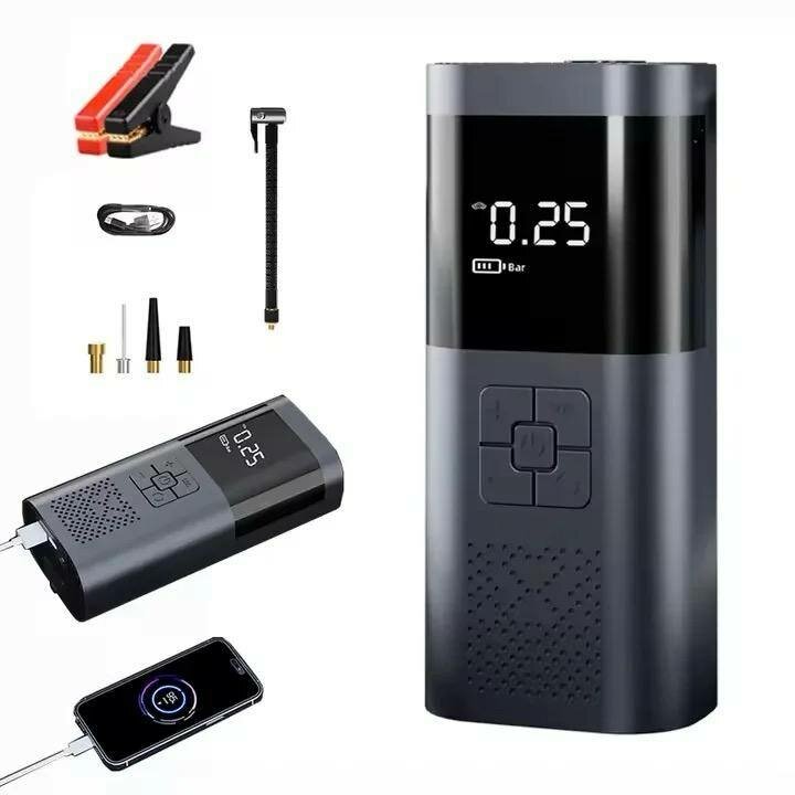 Emergency Car Jump starter with tyre inflator