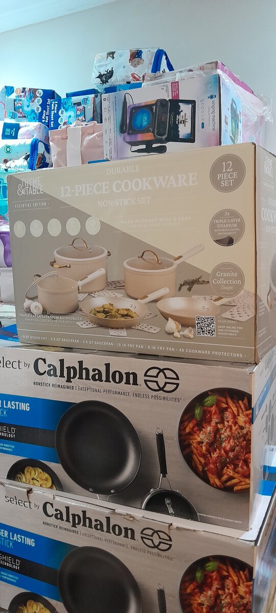 Thyme & Table Nonstick 12-Piece Cookware Set, Taupe, Cookwar