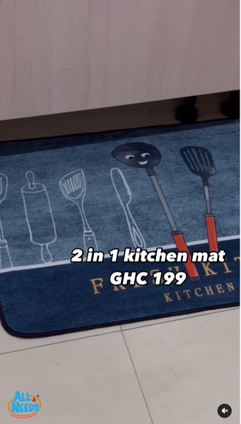 2 in 1 kitchen mat