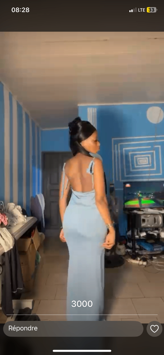 Robe maxi blanche élégante