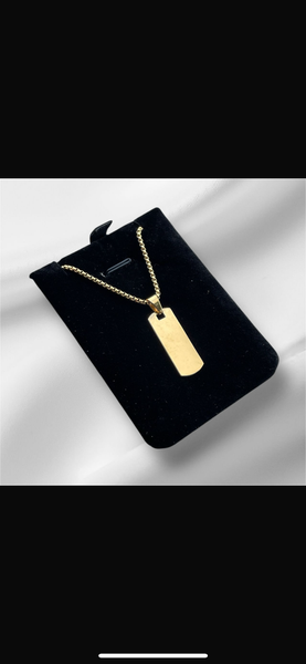 Pendentif plaque élégante