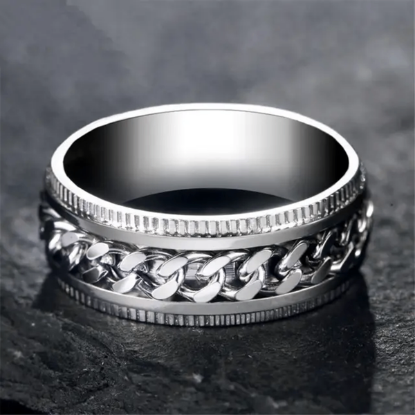 Bague Homme Acier Inoxydable
