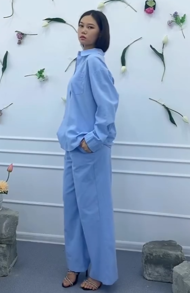 Двойка синяя