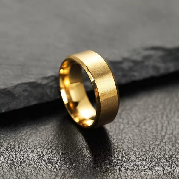 Bague Moderne en Acier