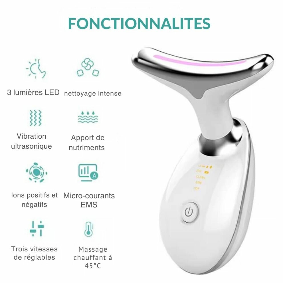 Appareil Massage Visage LED