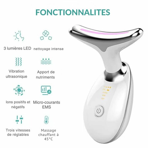 Appareil Massage Visage LED