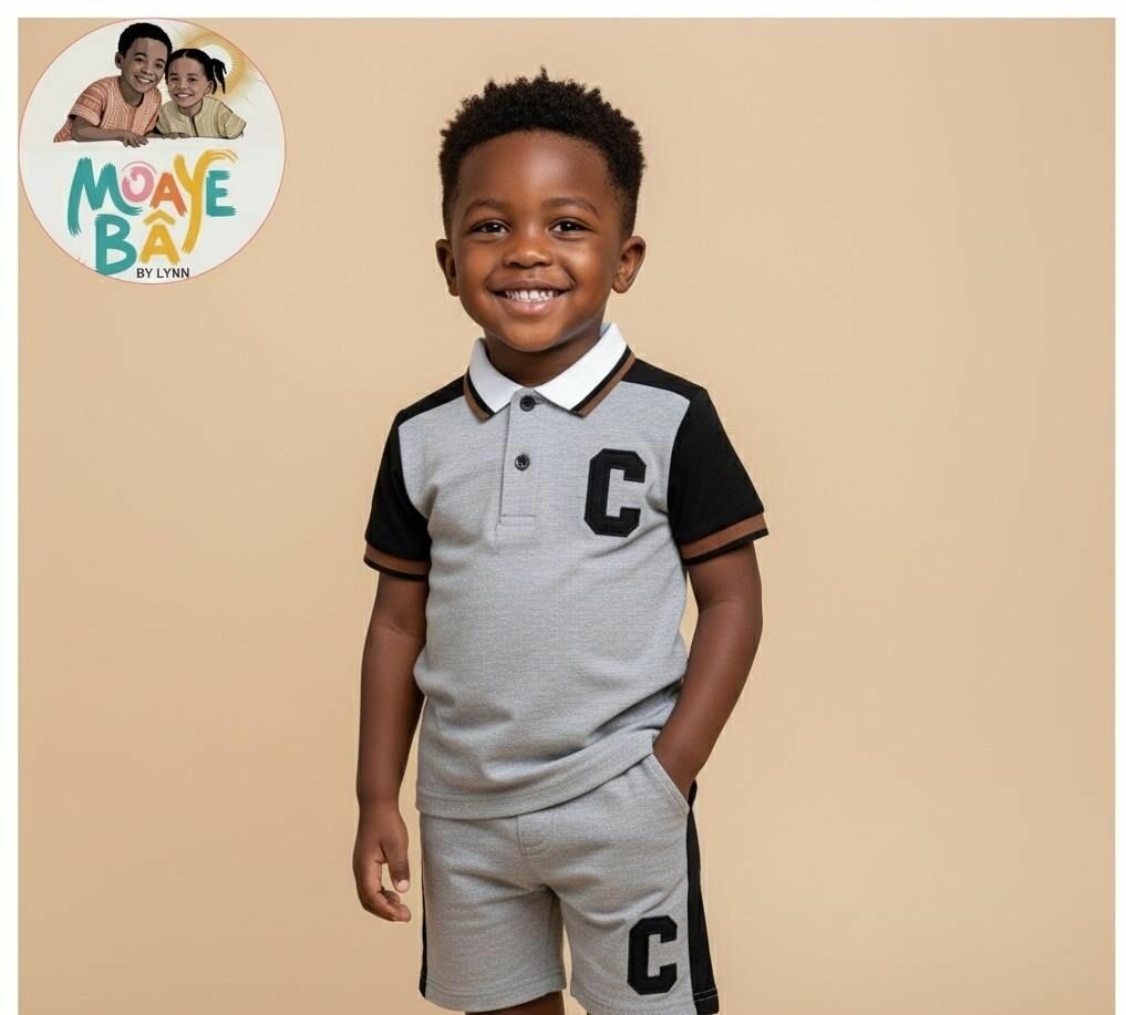 Ensemble polo enfant élégant