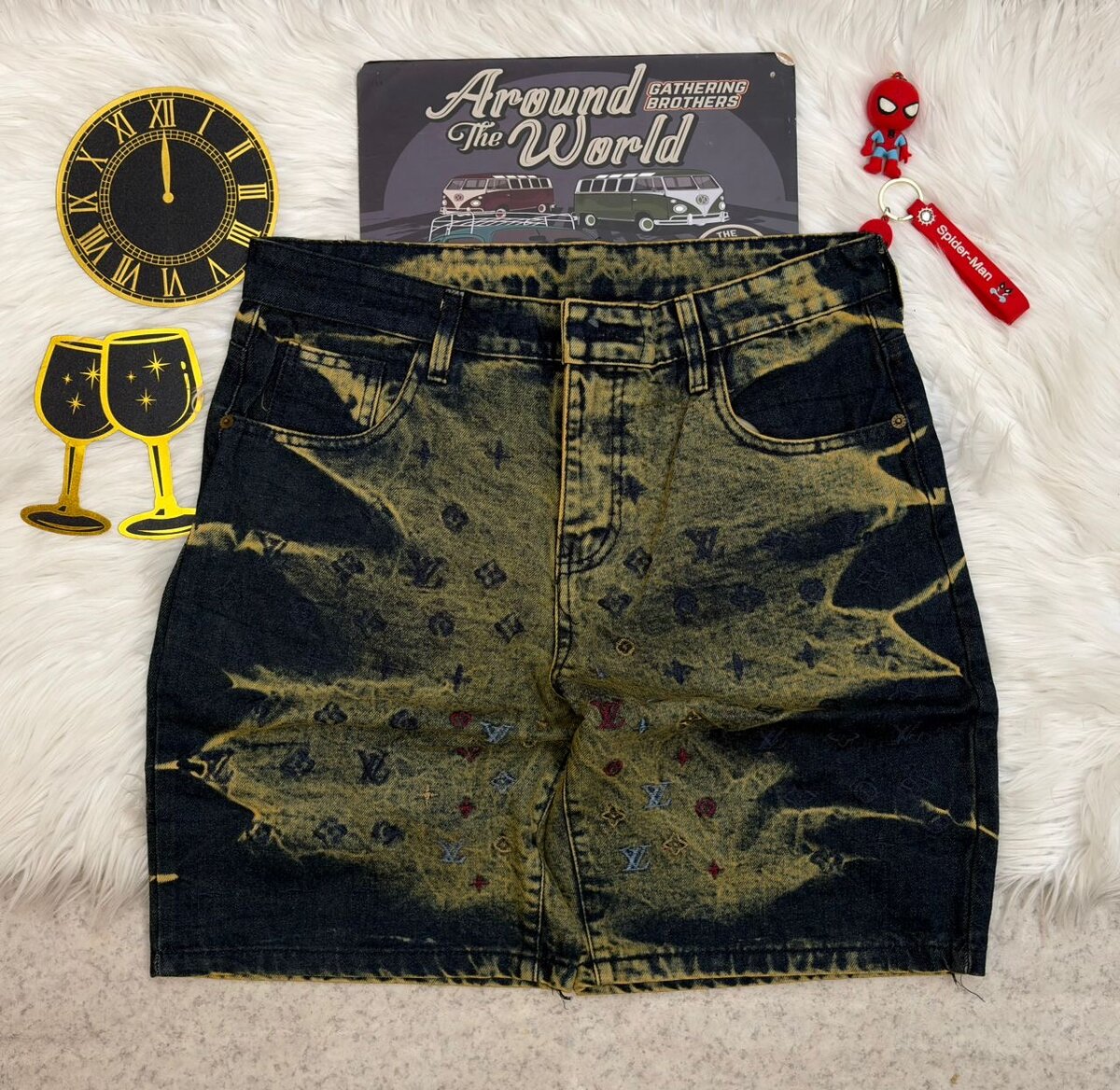 Shorts en jean branchés