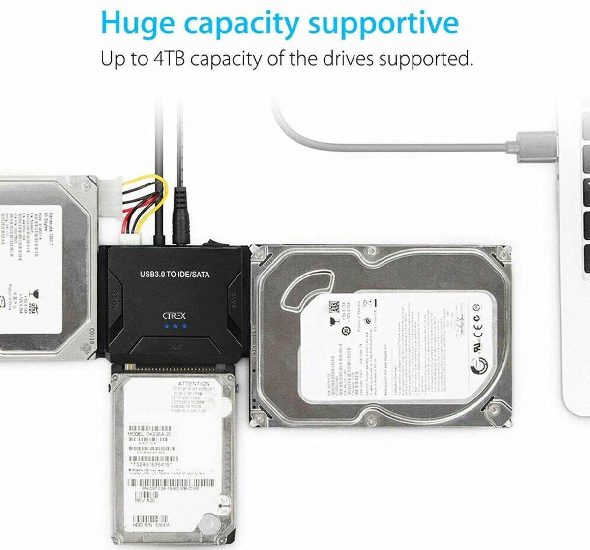 Kit adaptateur de disque dur externe convertisseur USB 3.0 v