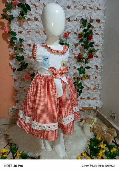 Robe scolaire orange