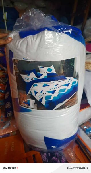 couette imprimée colorée