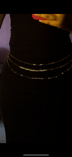 Collier de taille perlé élégant