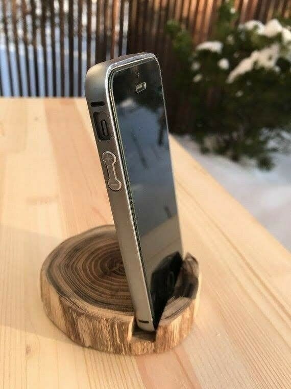 Phone holder,wooden phone holder