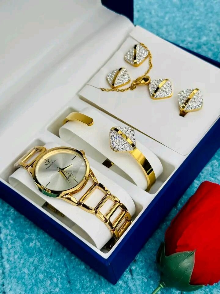 Ensemble Montre & Bijoux Élégant