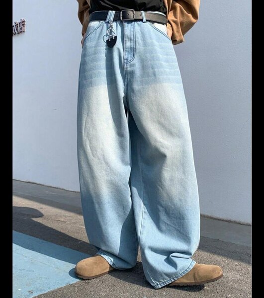 Jeans amples unisex tendance