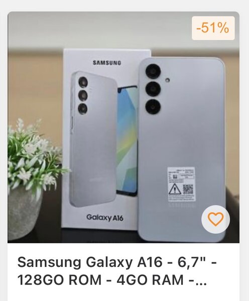 Samsung Galaxy A16 128Go