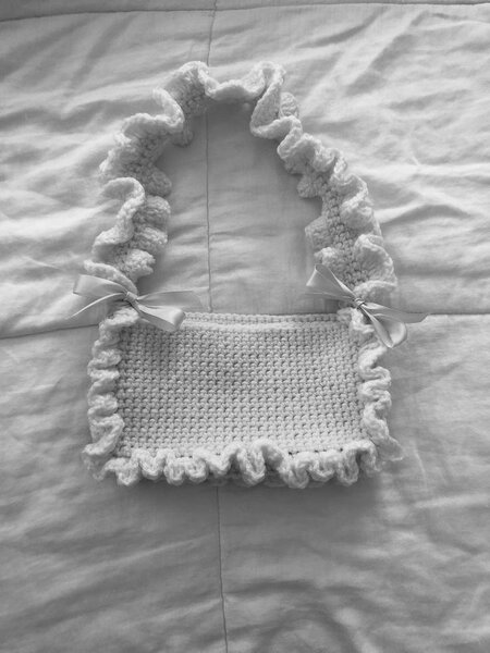 Sac à main crochet fait main