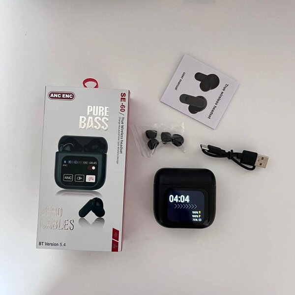 Touch screen wireless headsets