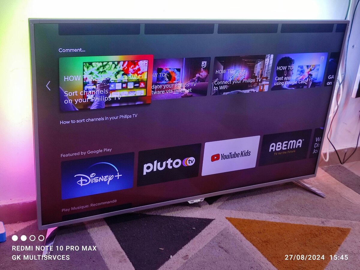 TV originales quasi-neufs importés connectés Wi-Fi Android