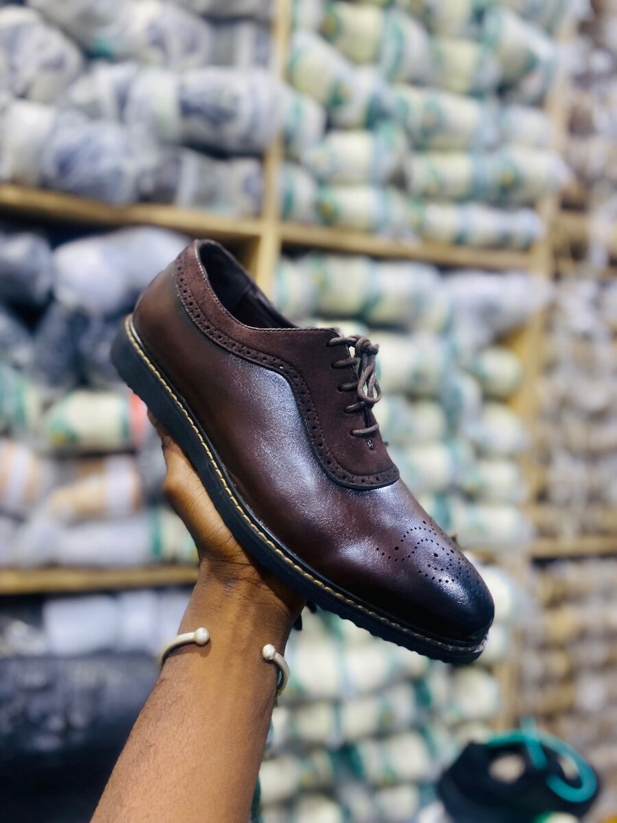 Chaussures Derby en Cuir Homme