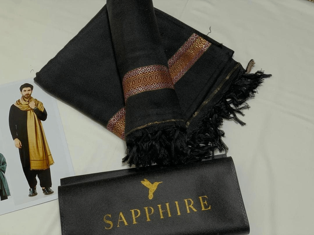 Men's Wool Shawl 1pc